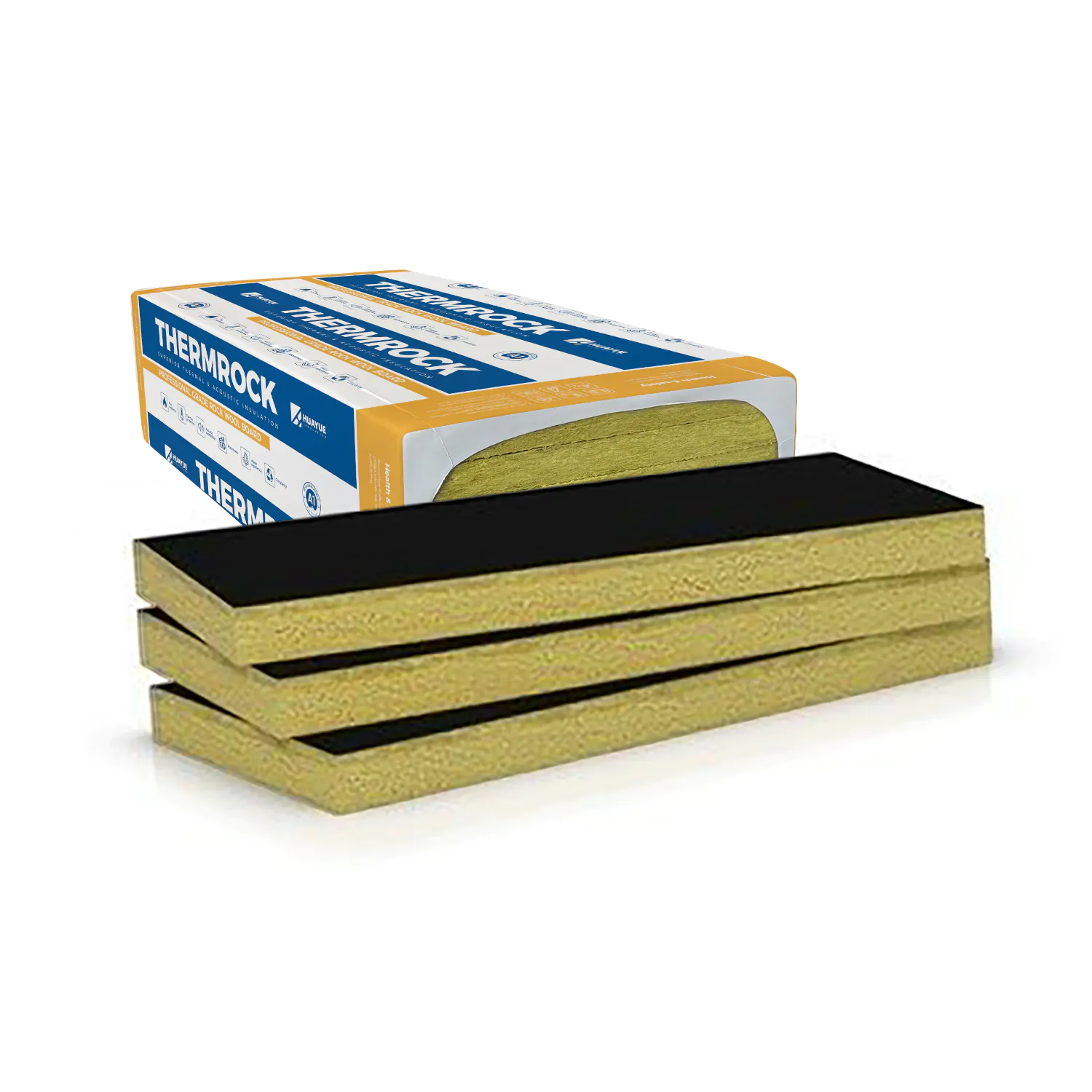sinoinsulation Rock Wool Board with Black Tissue