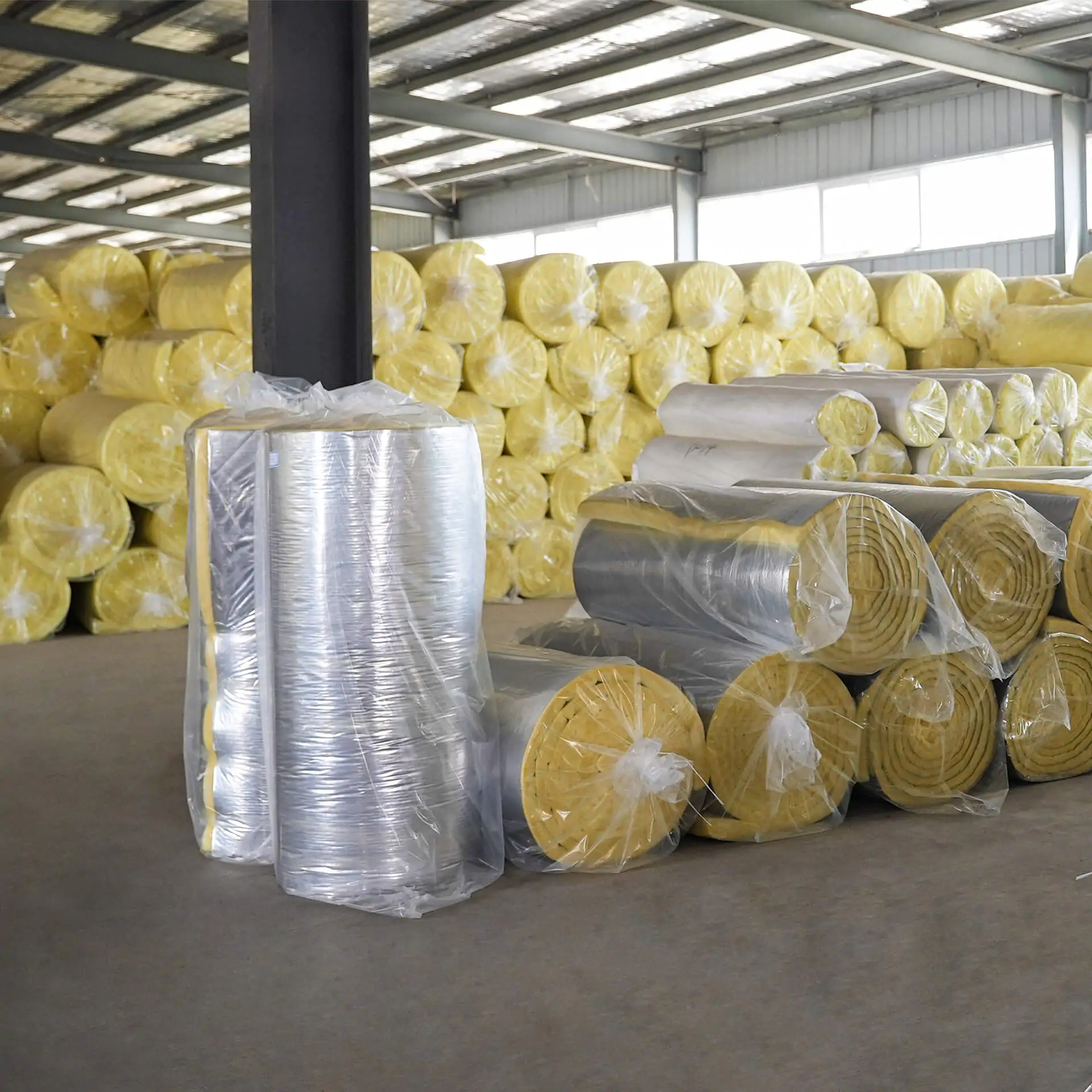sinoinsulation fiber glass wool storage