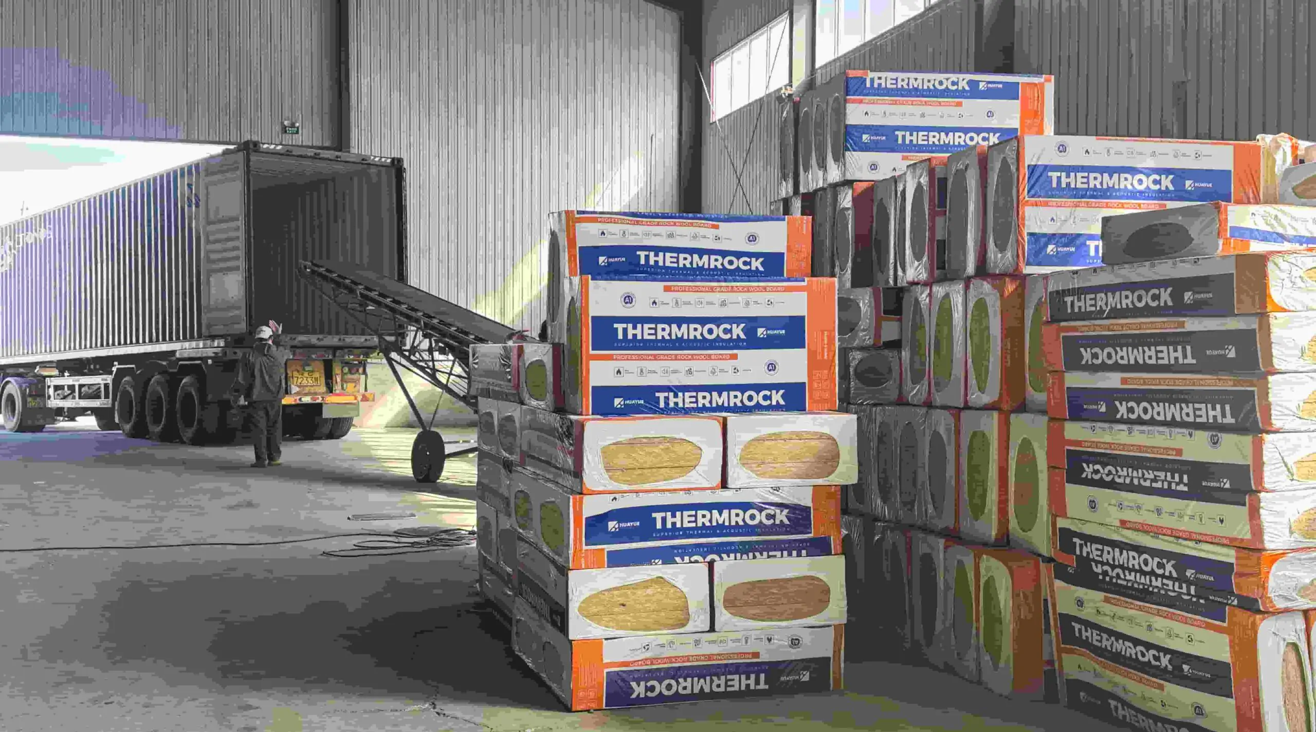 Rock Wool Board Loading