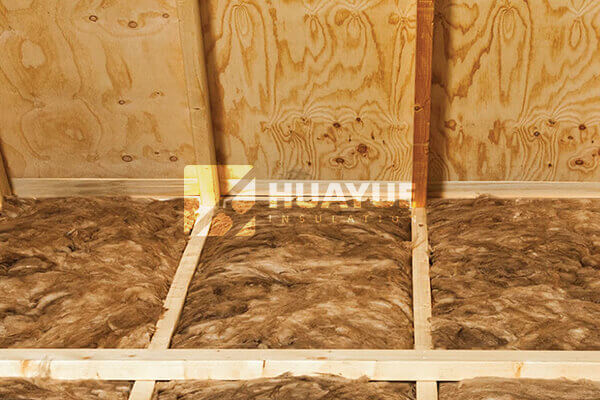 A photo of pristine, well-installed attic insulation that is many years old