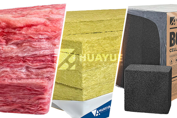 Glass wool insulation vs. other types