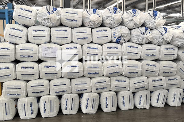 Glass wool warehouse