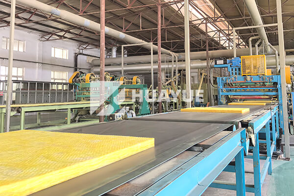 glass wool insulation production line