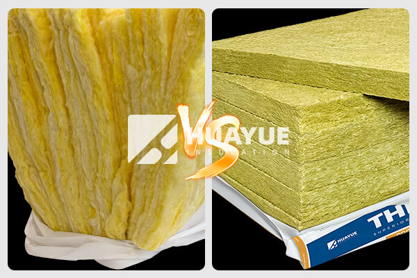 Fiberglass and rockwool insulation roll comparison