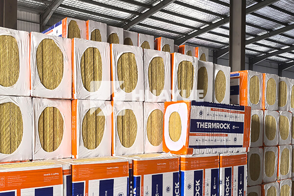 HUAYUE rockwool product, warehouse stack