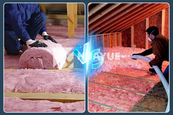 batt vs blown in insulation comparison