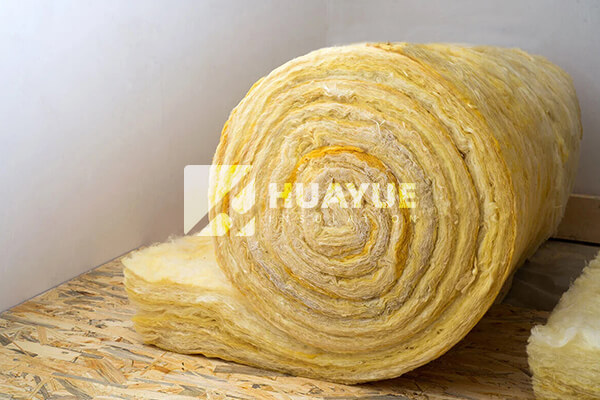 Glass wool insulation material