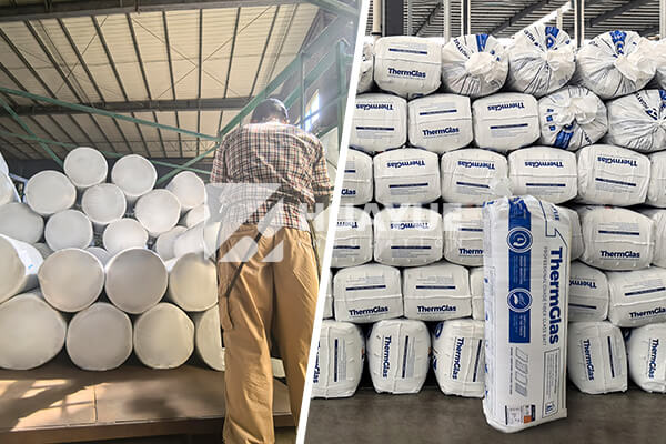 Rock wool insulation factory production