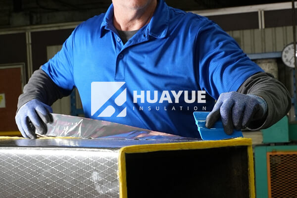 fiberglass duct insulation detail