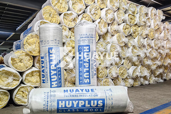 Fibreglass insulation warehouse storage