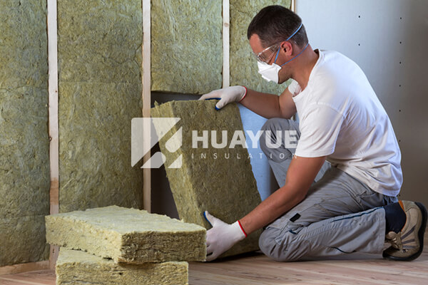 ROCK WOOL soundproofing installation