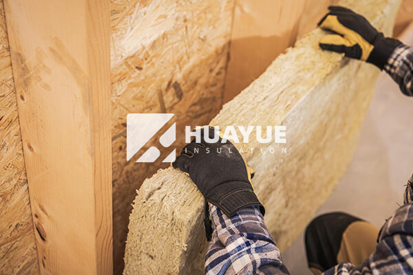 Rock wool insulation for 2x6 wall application