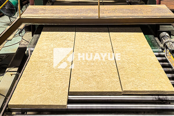 Production line of basalt rock wool