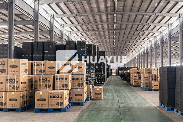 foam glass duct insulation storage