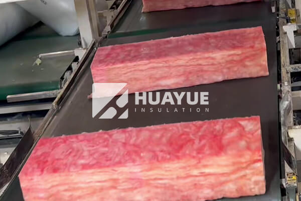 glass wool insulation production line photo