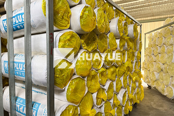 glass wool warehouse storage