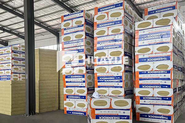 rock wool warehouse storage photo