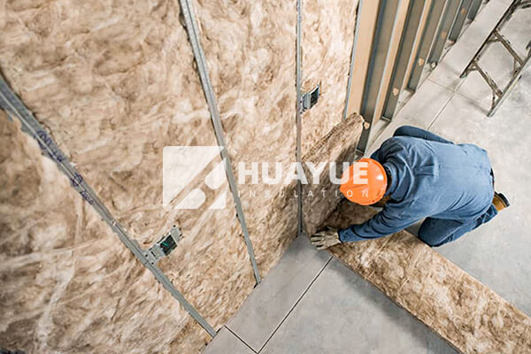installing insulation on metal building