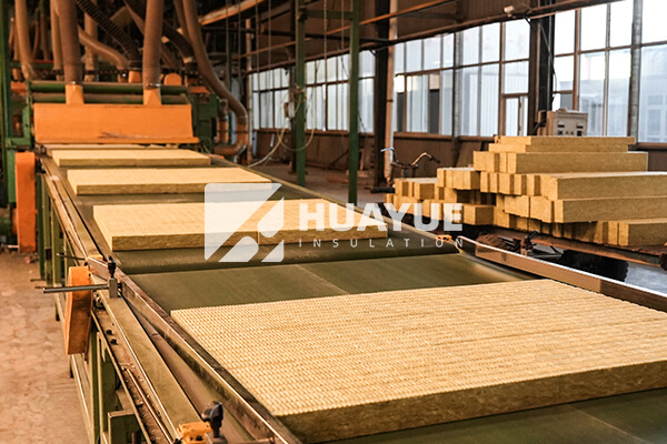 Mineral wool insulation production line