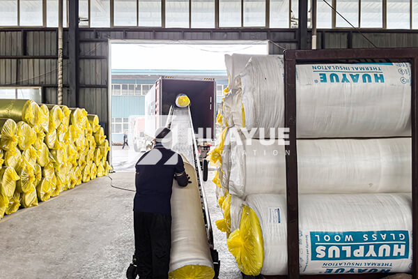 Glass Wool Insulation Batts Storage and Packaging