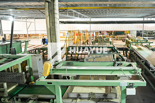 Rock wool insulation production