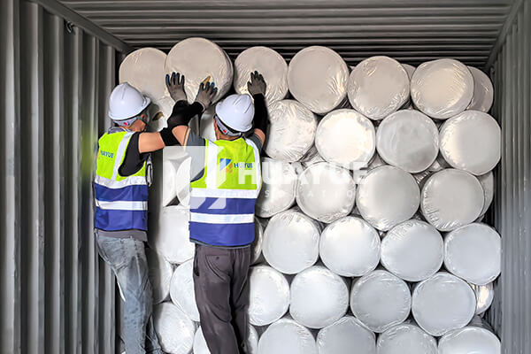 Rock wool warehouse and logistics