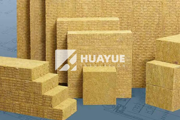 Rock wool storage and thickness display