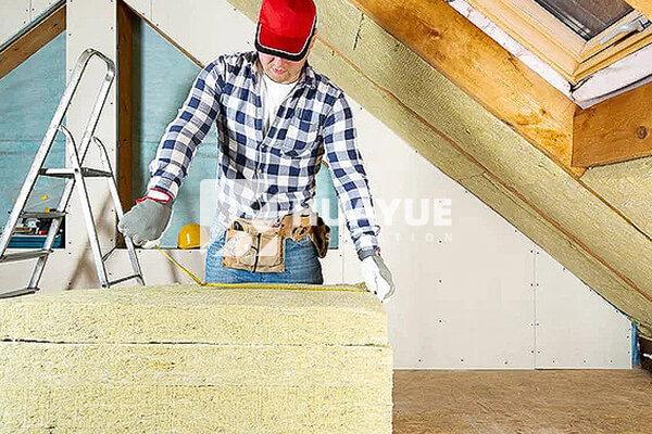 application scenario: rockwool ceiling installed in storage facility