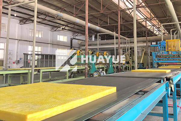 Glass wool production lines