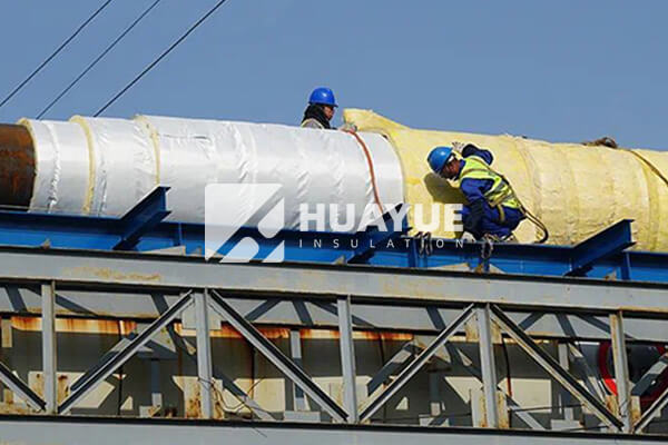 fiberglass insulation application for tanks