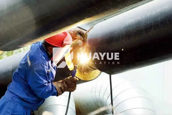 glass wool pipe application