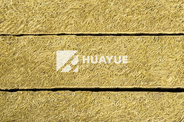 close-up of mineral wool fibers