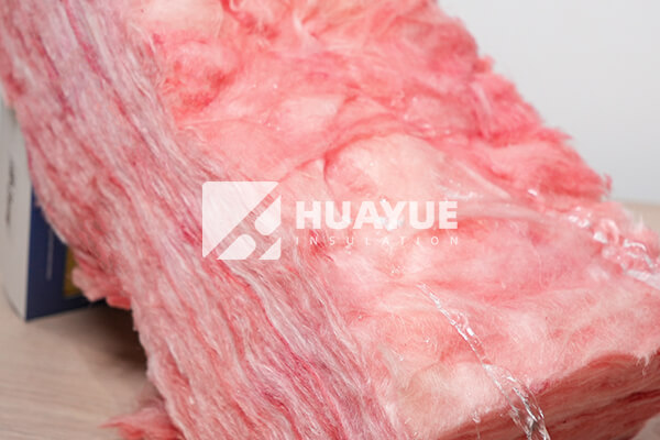 fiberglass insulation close-up product photo