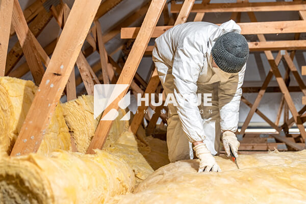 safely removing fiberglass insulation from a wall