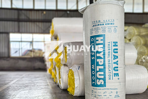 fiber glass insulation blankets in storage