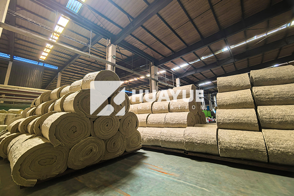 mineral wool insulation in warehouse