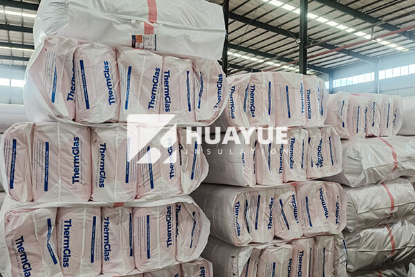 pink batts insulation in warehouse