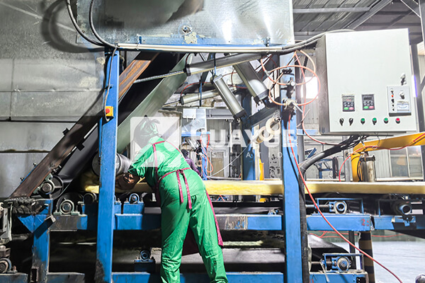 glass wool insulation production line