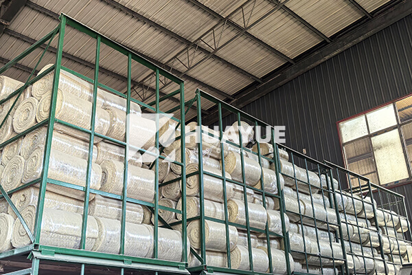 rock wool warehouse storage photo