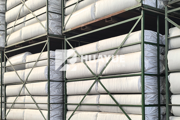 Rock wool warehouse storage