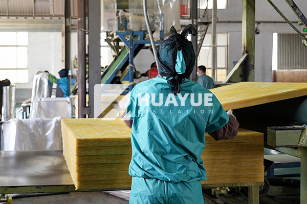 fiberglass insulation board production photo