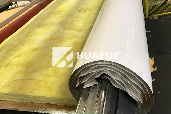 vinyl fiberglass insulation production line image