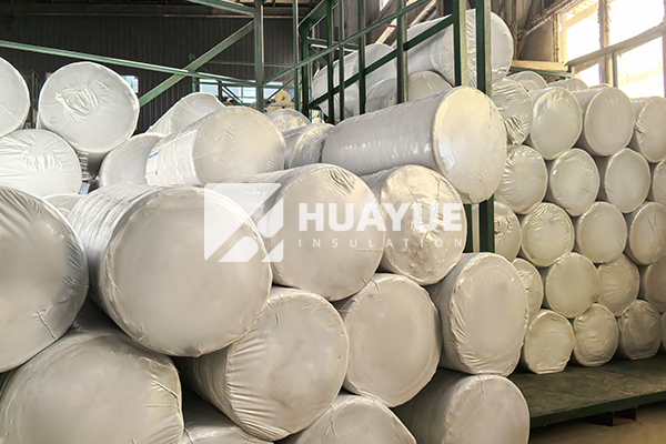 foil faced mineral wool in warehouse