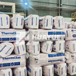 glass wool in warehouse