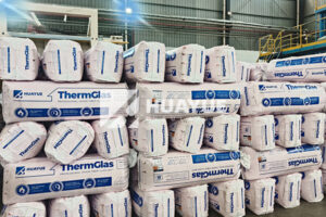 glass wool in warehouse