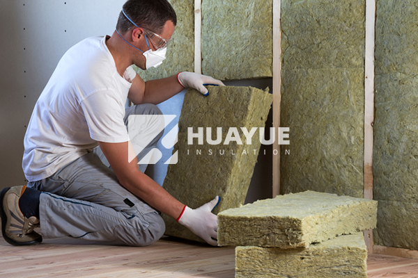 mineral wool batts installation