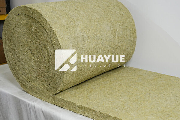 rock wool insulation rolls ready for industrial use