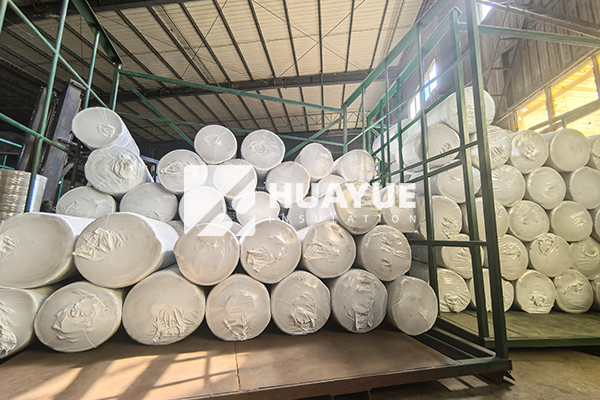 rock wool insulation in warehouse