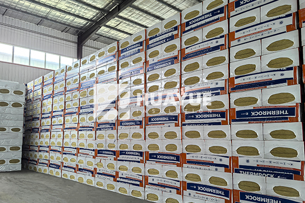 Rock wool warehouse storage photo