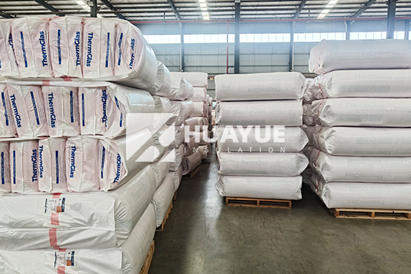 warehouse storage of insulation materials